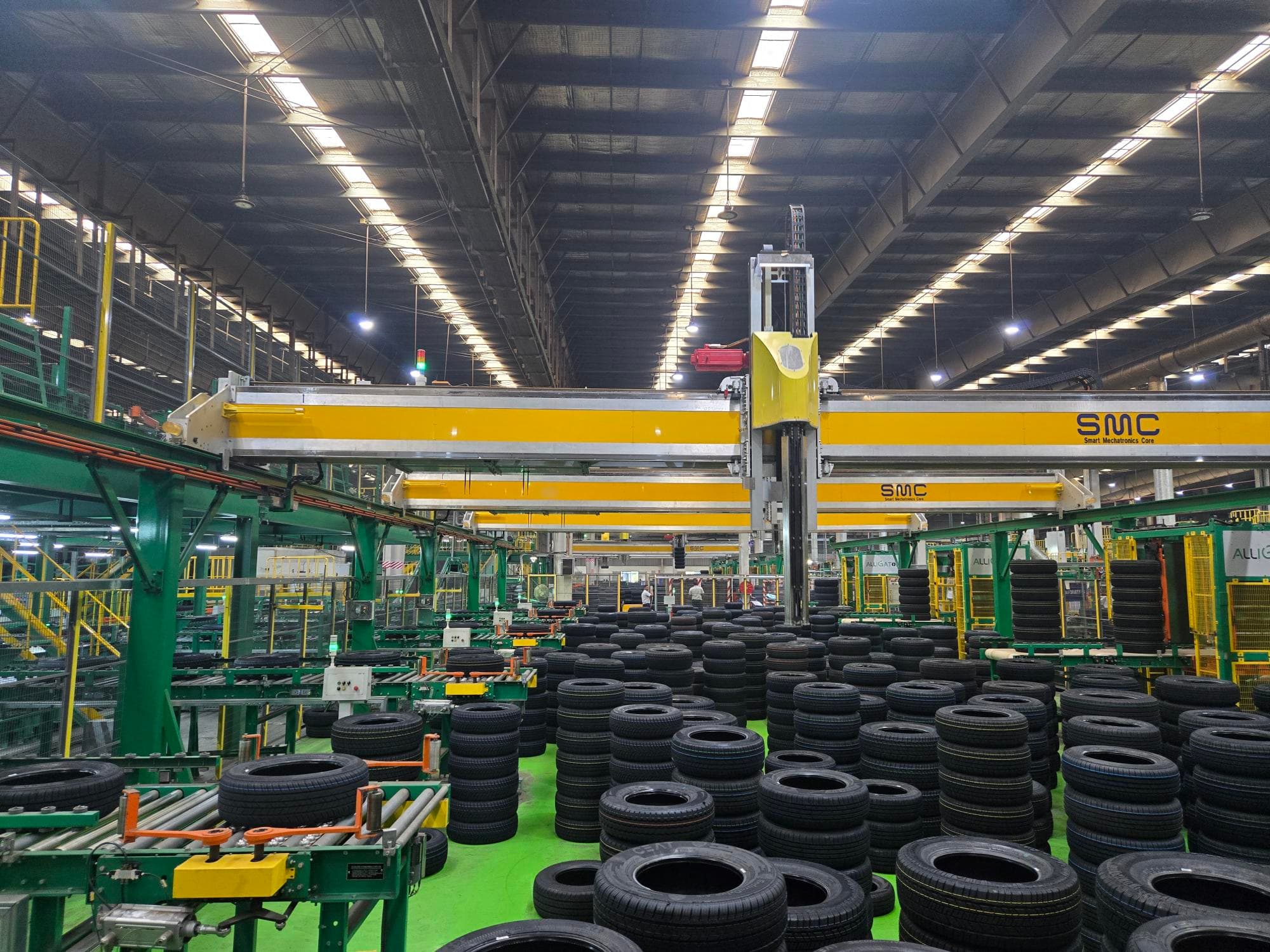 타이어 공정물류 자동화