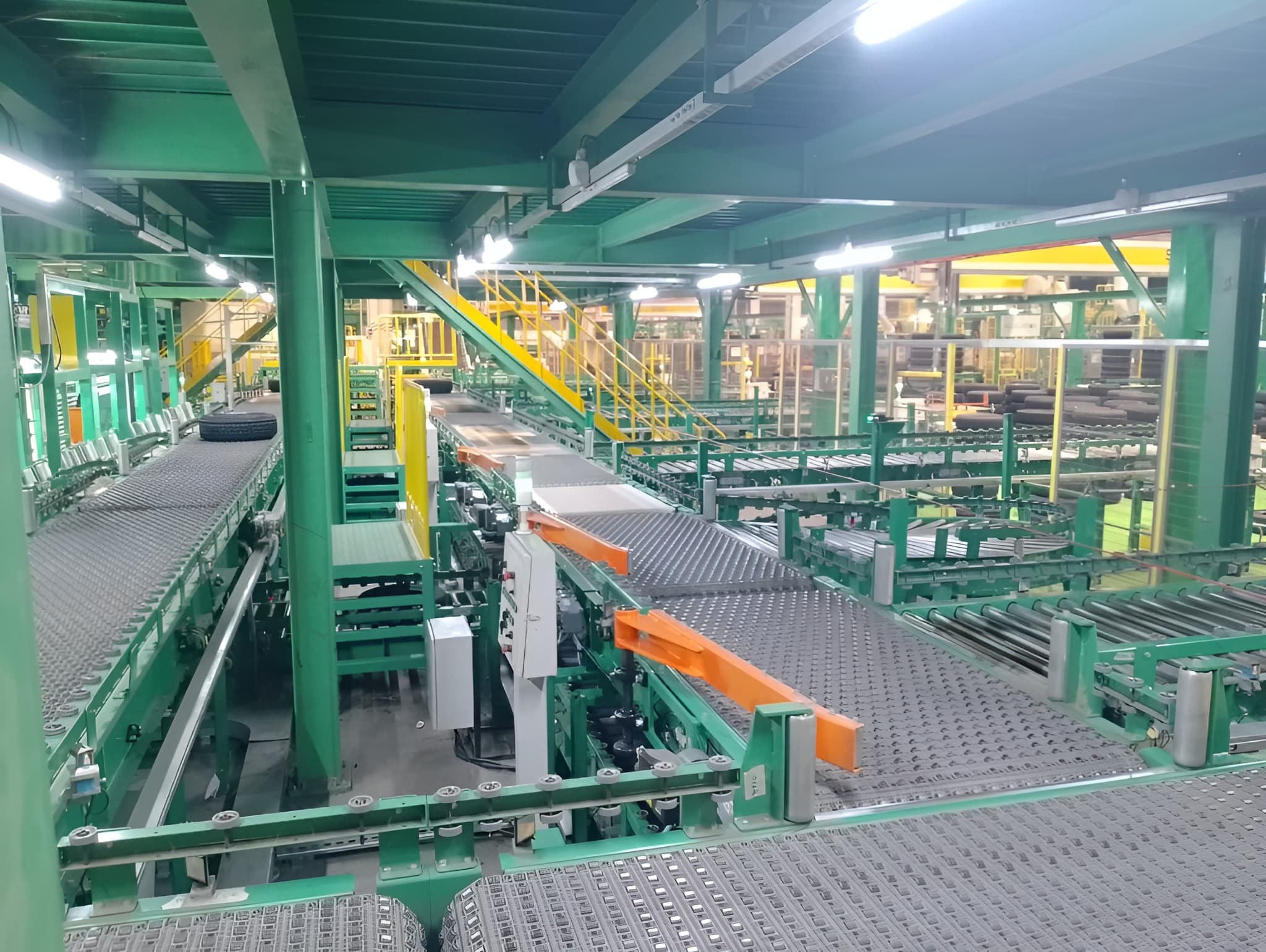 타이어 공정물류 자동화